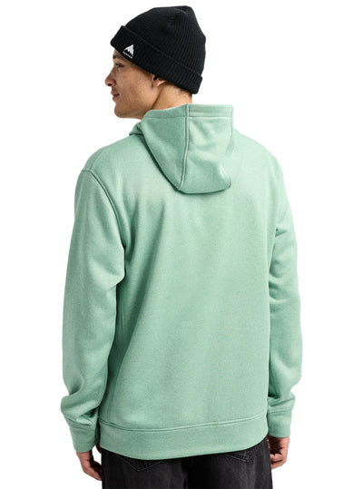 BURTON Oak Full-Zip hoodie - Mens - Soft Sage Heather