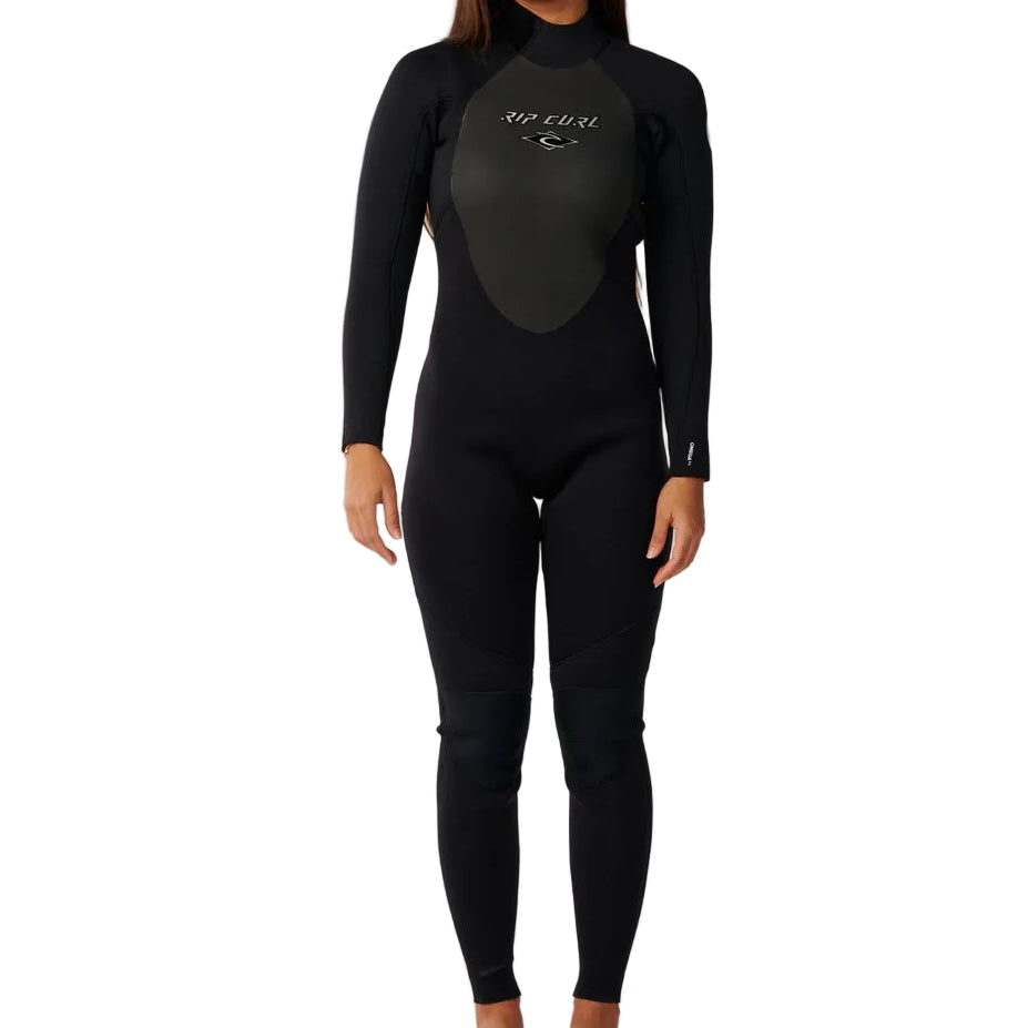 Rip Curl Trad 32FL Back Zip Steamer Womens - Black
