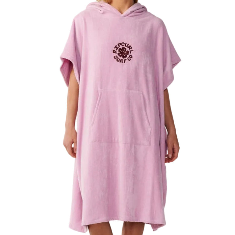 Rip Curl Icon Hooded Towel - Mauve