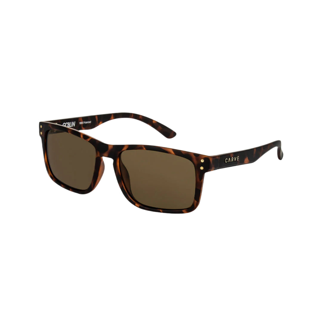 Carve Goblin Sunglass - Matt tort - Brown Polarised