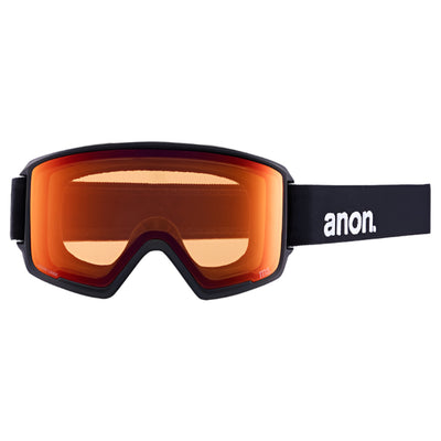 ANON M3 goggles - Black w/ Sunny Red