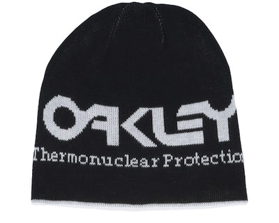 OAKLEY TNP Reversible Beanie - Blackout/White