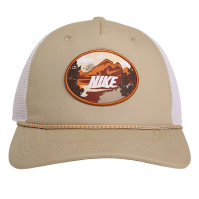 Nike Structured Outdoor Trucker Cap - Desert Khaki/White/Monarch