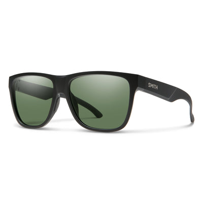 Smith Lowdown XL Sunglasses - Matte Black Frame Chromapop Gray Green Lens Polarized