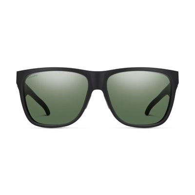 Smith Lowdown XL Sunglasses - Matte Black Frame Chromapop Gray Green Lens Polarized