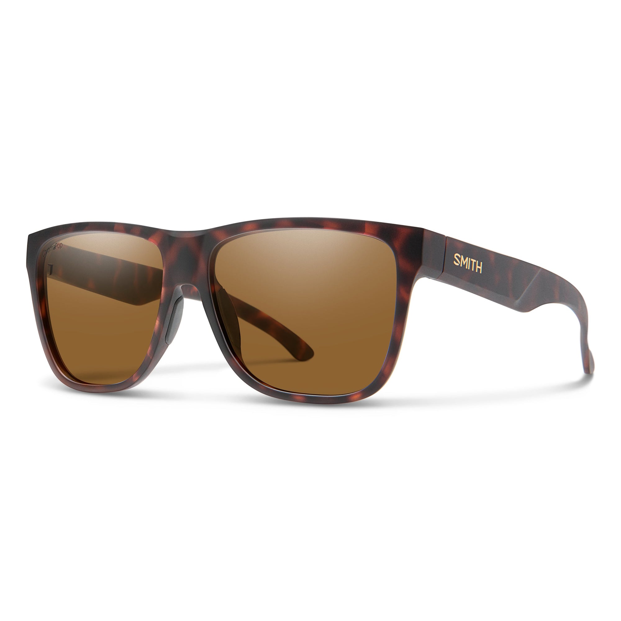 Smith Lowdown XL Sunglasses - Matte Tortoise Frame Brown Polarized Lens