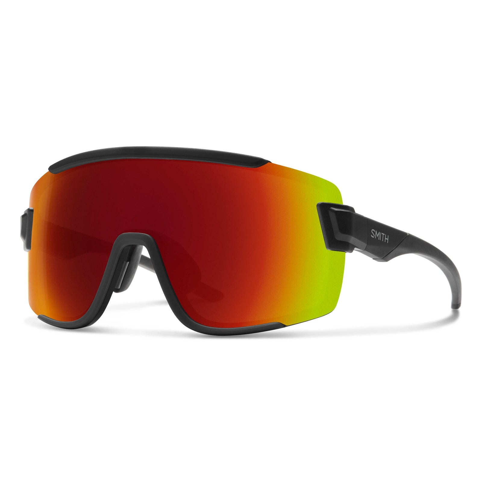 Smith Wildcat Sunglasses - Matte Black / ChromaPop Red Mirror
