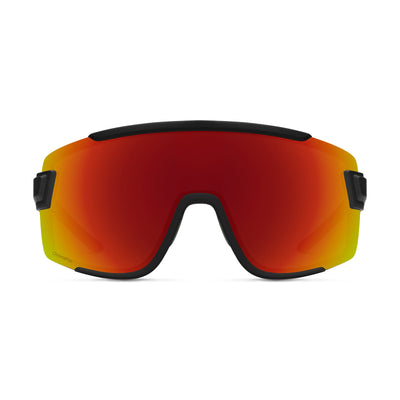 Smith Wildcat Sunglasses - Matte Black / ChromaPop Red Mirror