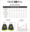 DMC Elite Max Training Fins XS - Pink/Charcoal