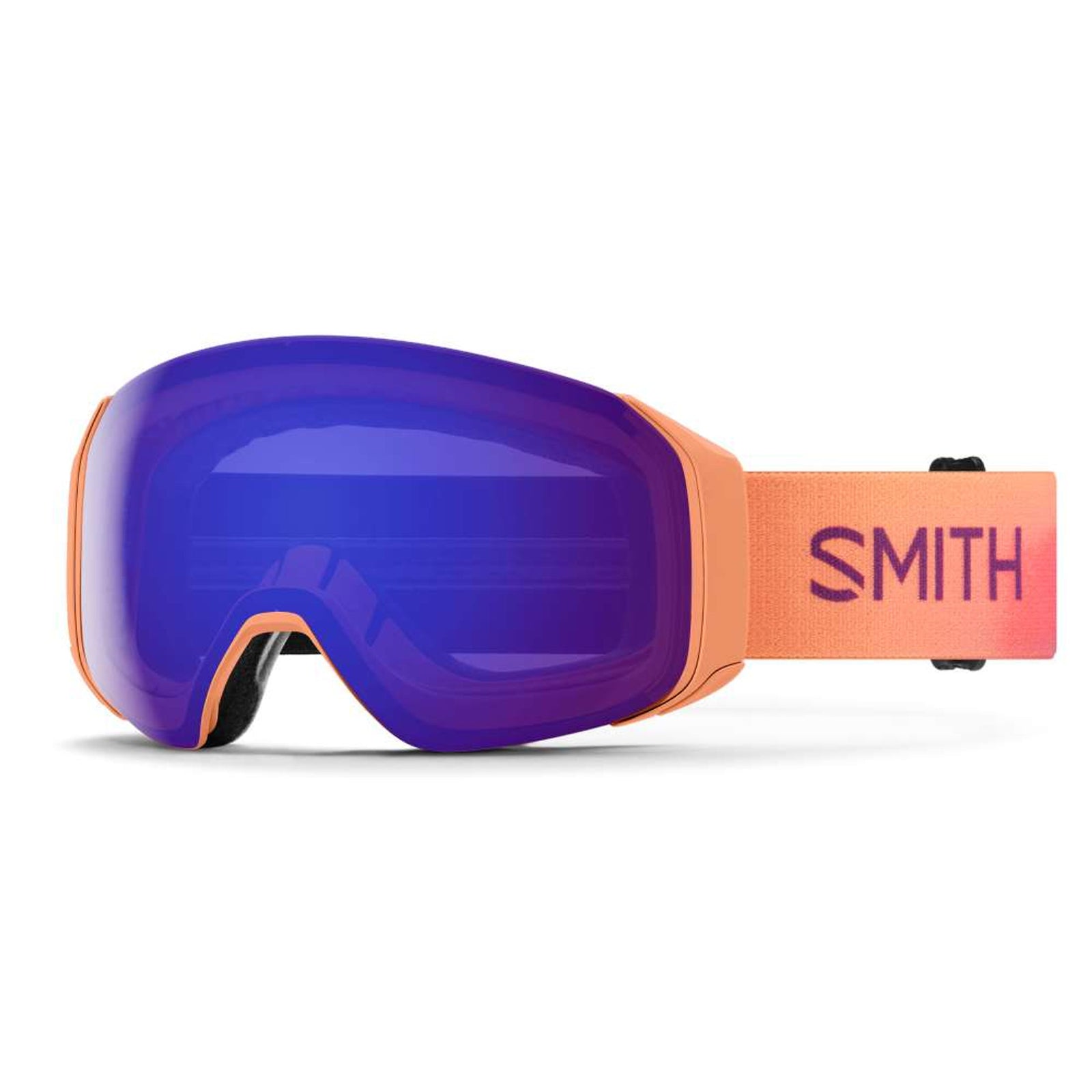 SMITH 4D Mag Low Bridge goggles - Apricot w/ Sun Blue Mirror