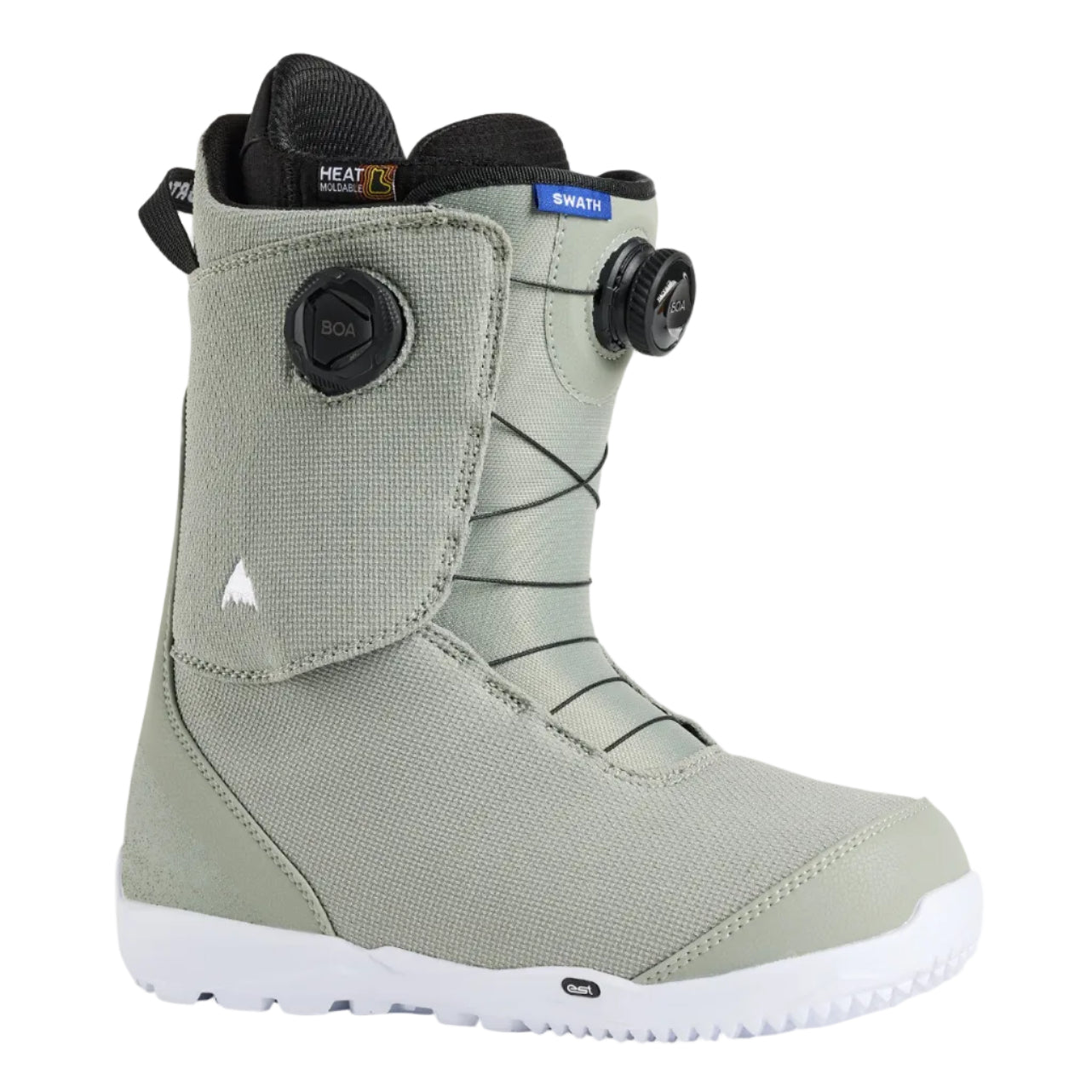 BURTON Swath BOA snowboard boots - Mens - Talc Green - STM Snow