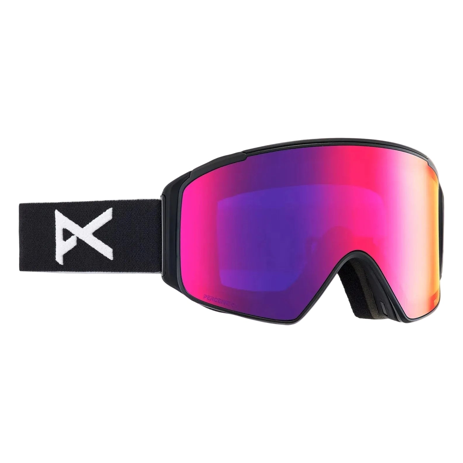 ANON M4 Cylindrical goggles - Black w/ Sunny Red