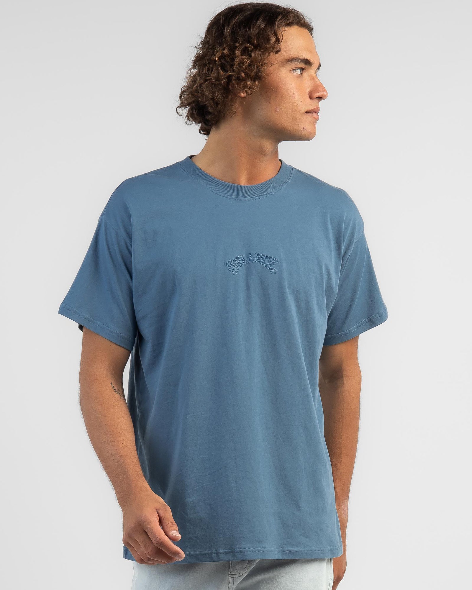 Billabong Smitty TK Tshirt Mens - Smoke Blue
