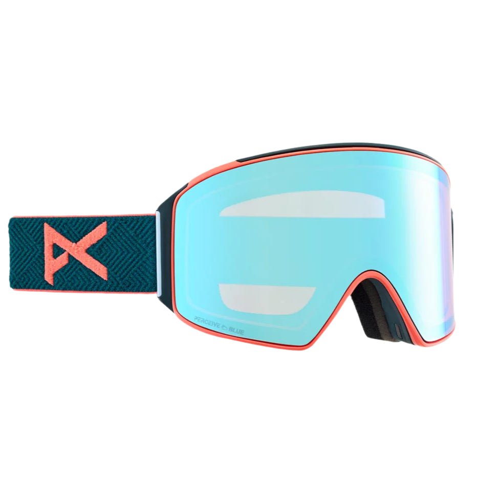 ANON M4 Cylindrical goggles - Deep Emerald w/ Variable Blue