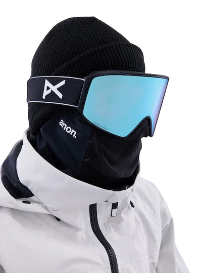 ANON M4 Cylindrical goggles - Black w/ Variable Blue