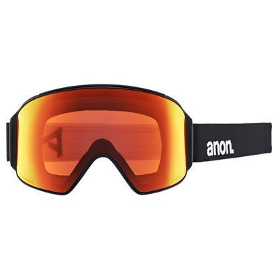 ANON M4 Cylindrical goggles - Black w/ Sunny Red