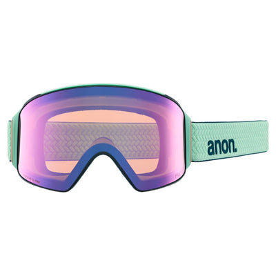 ANON M4 Cylindrical goggles - Powder Mint w/ Variable Green