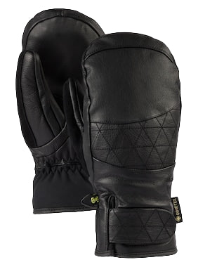 BURTON Gore-Tex Gondy Leather Mitt - Womens - True Black