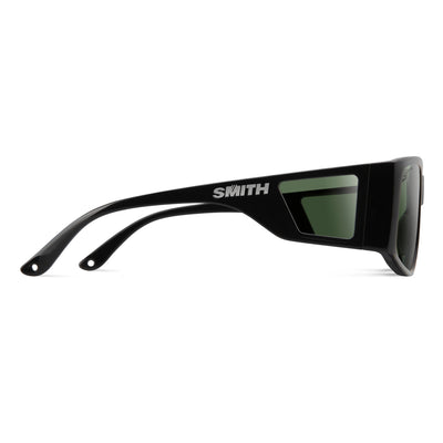 Smith Monroe Peak Sunglasses - Matte Black - Chromapop Polarized Gray Green