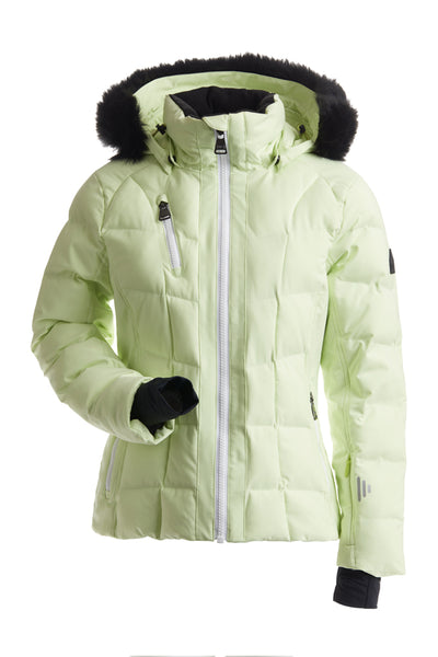 Nils Megeve Faux Fur Jacket Womens - Matcha