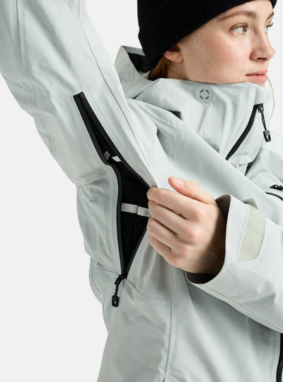 BURTON AK Gore-Tex Upshift jacket - Womens - Gray Cloud
