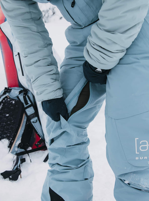 BURTON AK Gore-Tex KM 2L bib pants - Womens - Dusty Blue - STM