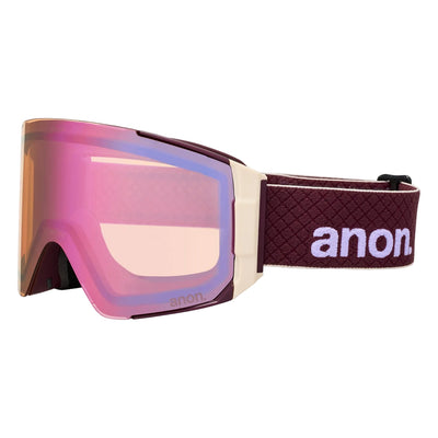 ANON Sync LB goggles - Deep Cherry w/ Cloudy Pink