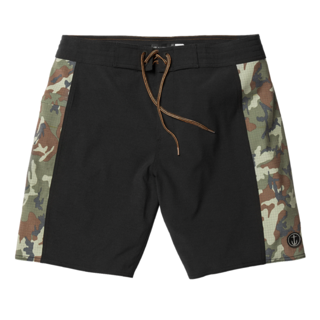 CAPTAIN FIN Keyhole Art boardshorts - Black