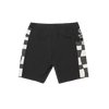 CAPTAIN FIN Keyhole Fire Check Shorts - Black