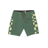 CAPTAIN FIN Keyhole Fire Check Shorts - Cilantro Green