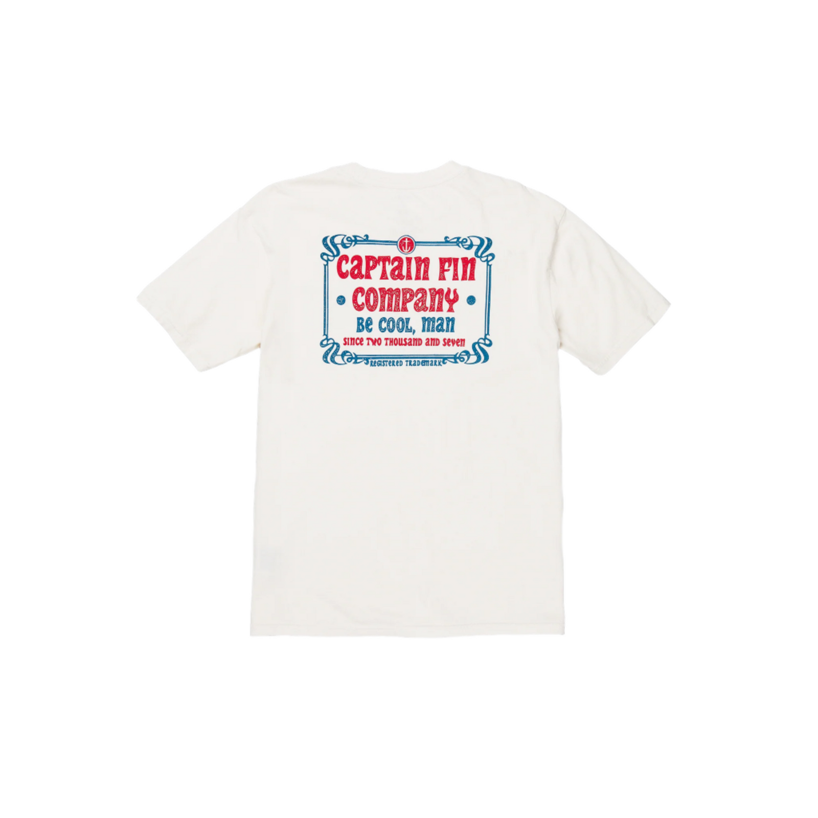 CAPTAIN FIN Drainpipes Logo tee - Vintage White