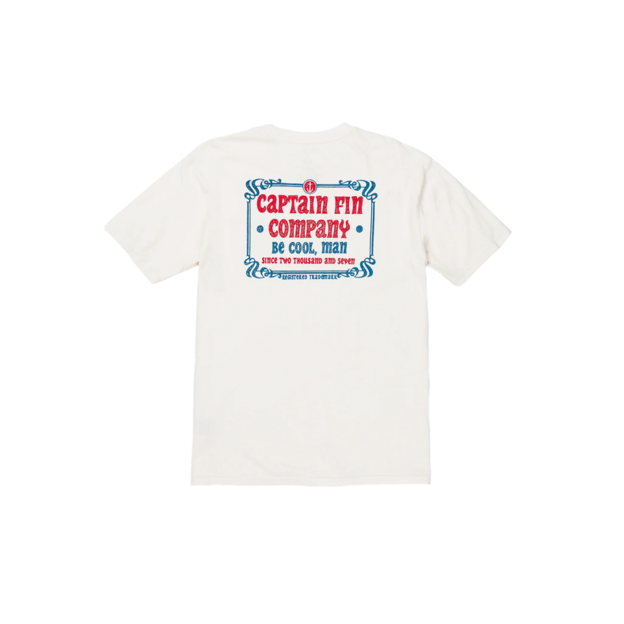 CAPTAIN FIN Drainpipes Logo tee - Vintage White