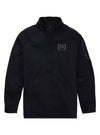 BURTON AK Helium Grid Half-Zip Fleece - Mens - True Black