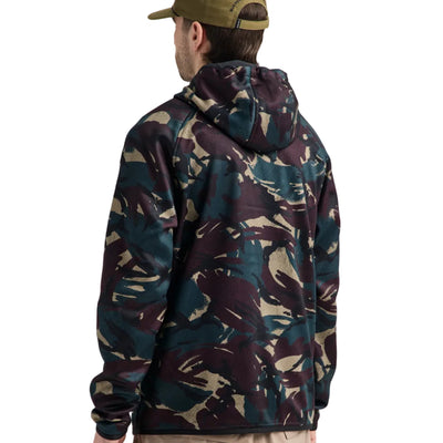 BURTON Crown Weatherproof Full Zip hoodie - Seersucker Camo