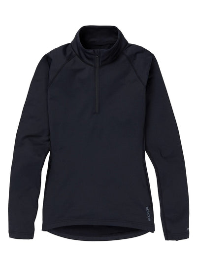 BURTON Heavyweight X Quarter-Zip Base Layer - Womens - True Black