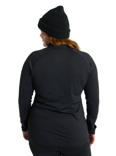 BURTON Heavyweight X Quarter-Zip Base Layer - Womens - True Black