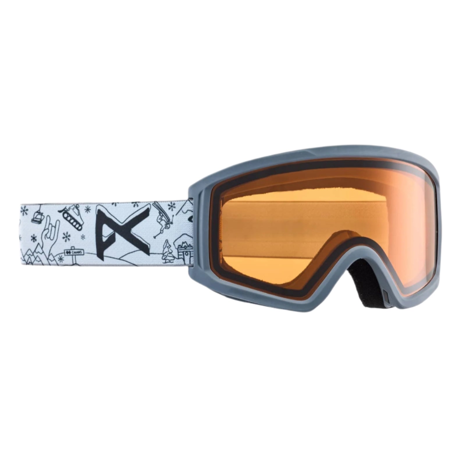 ANON Tracker 2.0 goggles - Kids - Resort Doodles w/ Amber