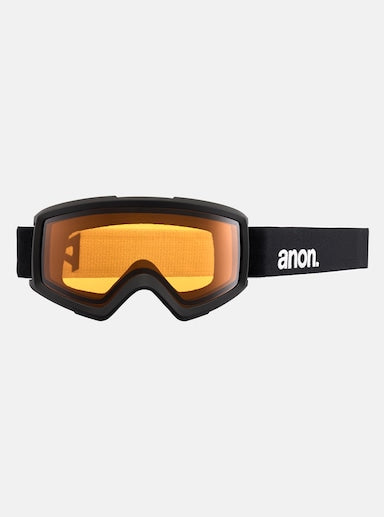 ANON Helix 2.0 Low Bridge goggles - Black w/ Sunny Red