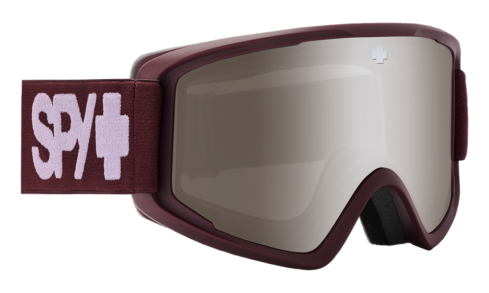 Spy Crusher Elite Jr Matte Merlot Goggle - Bronze Silver Mirror