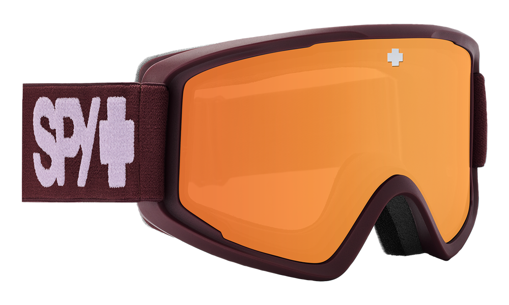 Spy Crusher Elite Jr Matte Merlot Goggle - LL Persimmon