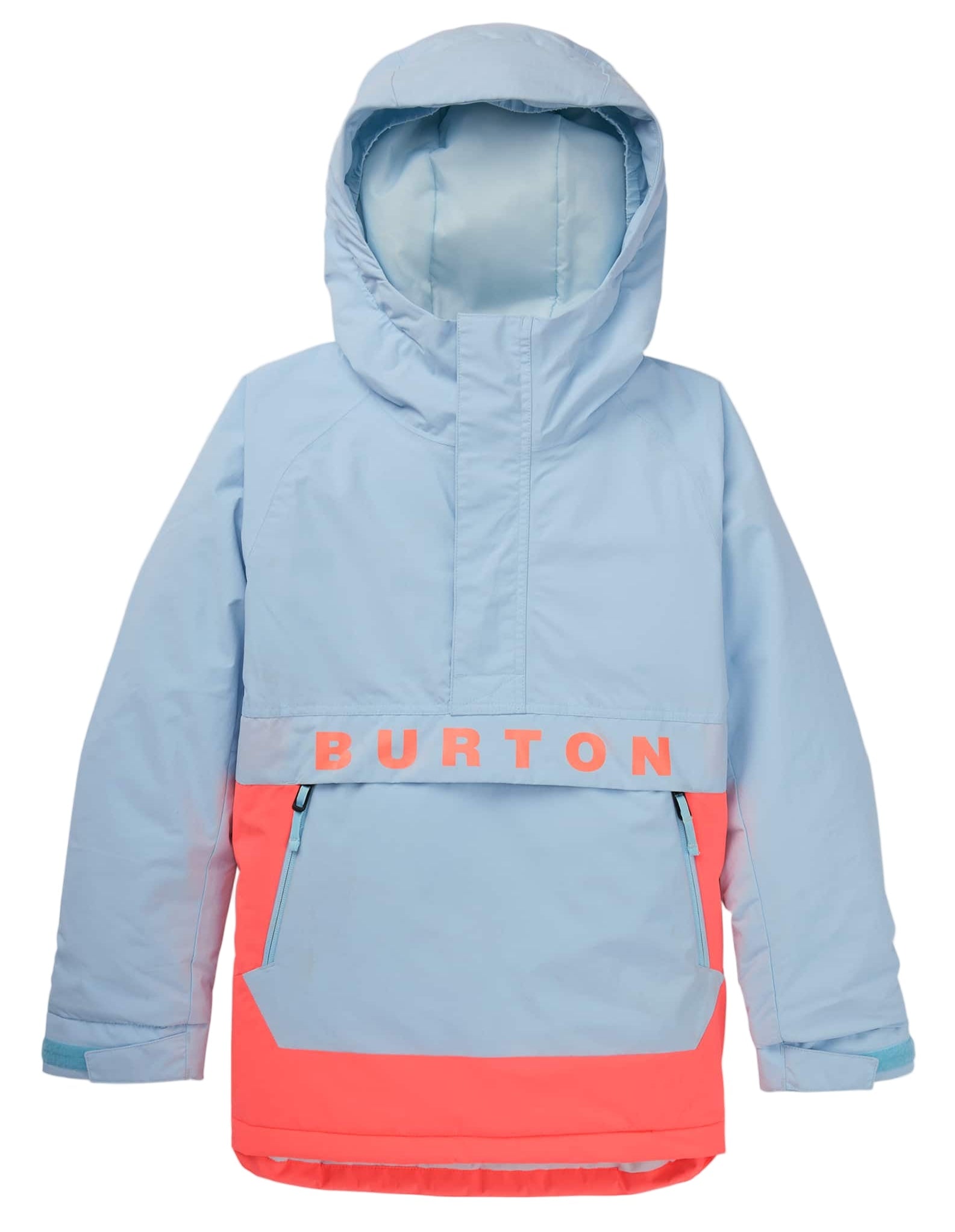 BURTON Frostner Anorak - Kids - Ballad Blue / Tetra Orange