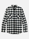 BURTON Favorite Long Sleeve flannel shirt - Stout White Buffalo Plaid