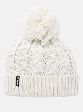 Burton Fleece Lnd Zipy Beanie Stout White - Womens