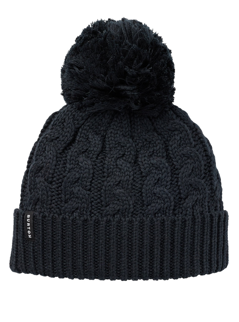 BURTON Fleece Lined Zippy beanie - Womens - True Black