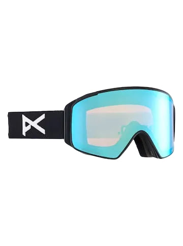 ANON M4S Cylindrical goggles - Black w/ Variable Blue
