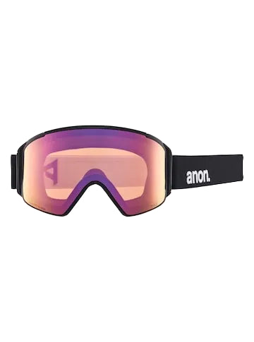 ANON M4S Cylindrical goggles - Black w/ Variable Blue