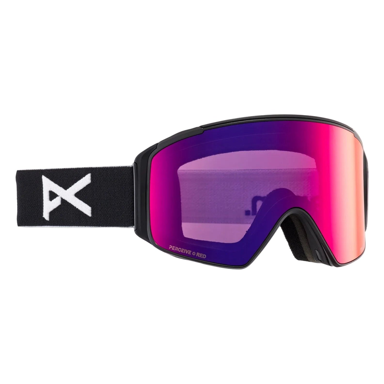 ANON M4S Cylindrical goggles - Black w/ Sunny Red