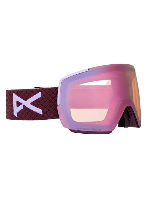ANON M5 goggles - Deep Cherry w/ Cloudy Pink