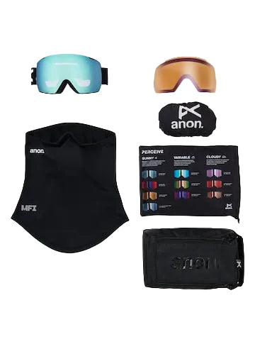 ANON M5 goggles - Black w/ Variable Blue