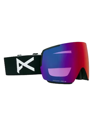ANON M5 goggles - Black w/ Sunny Red